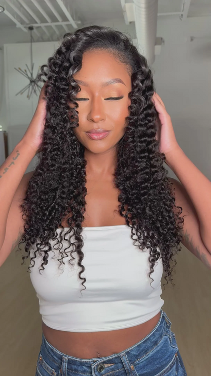 Wig Deep Curly Realistic Deep Curl Pattern With Natural Luster