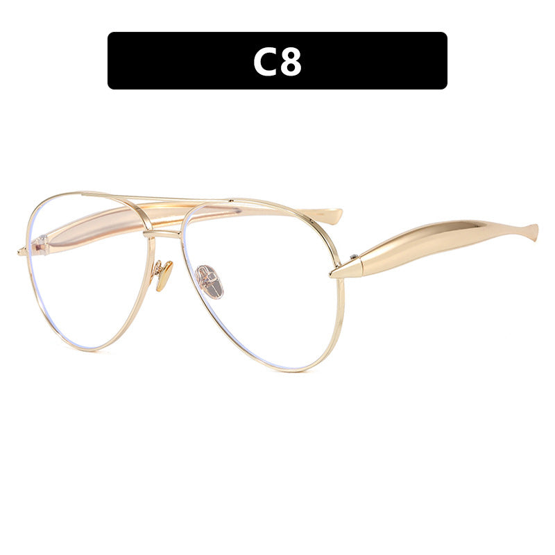 Toad-Shaped Metal Sunglasses