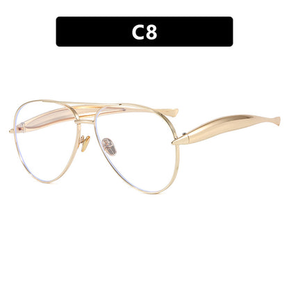 Toad-Shaped Metal Sunglasses